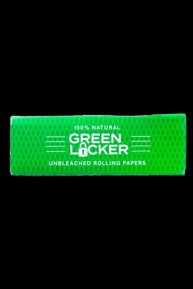 Greenlocker 1¼ Rolling Papers With Crutch Tips – Eco-Friendly Pack 1