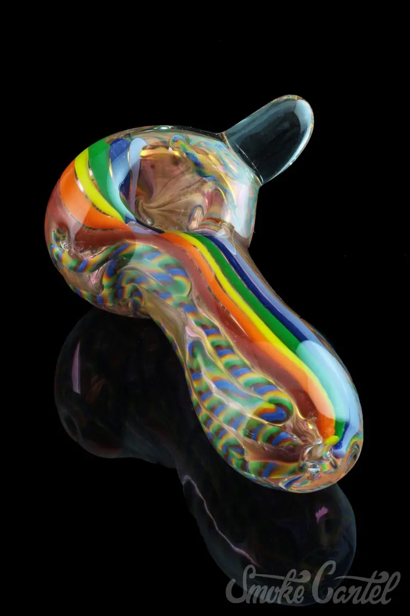 Heavy Cane Rainbow Mega Spoon Pipe 1