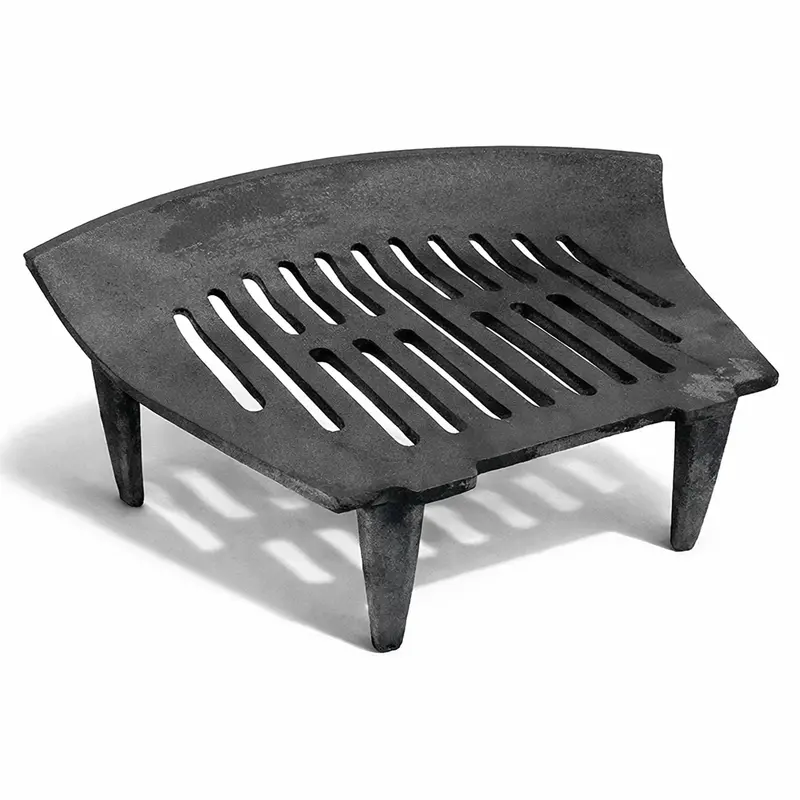 Heavy-Duty 14-Inch Fire Grate – Cast Iron Construction 1