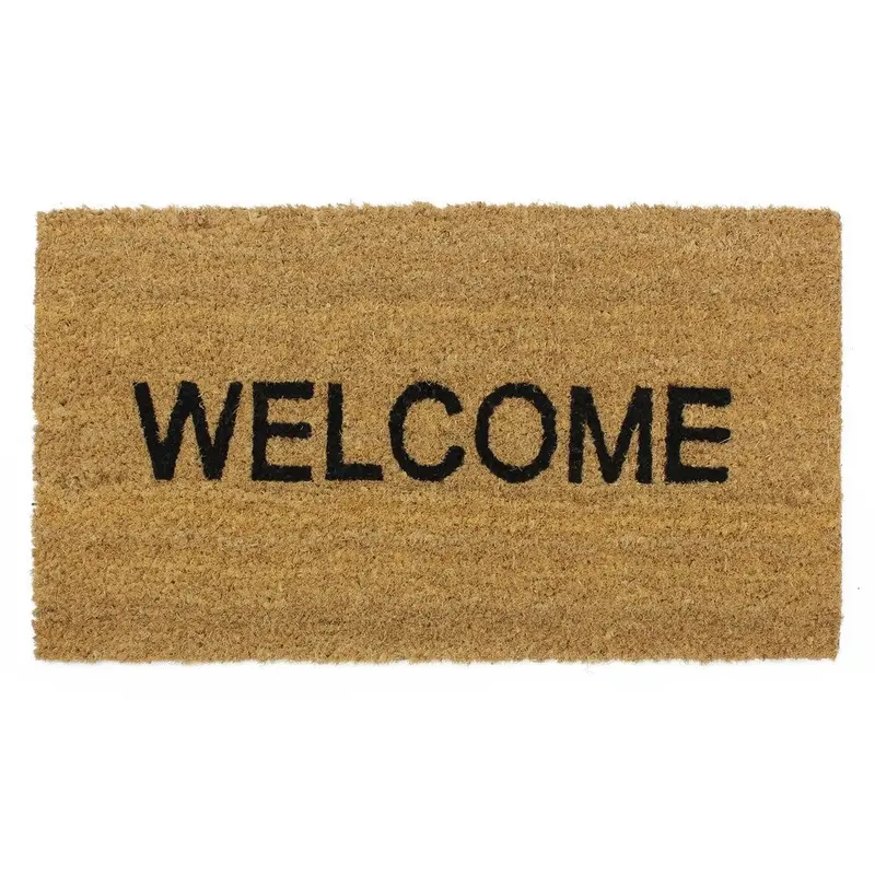 Heavy-Duty Coir Welcome Mat – 60 X 33.5 Cm Natural Fibre Doormat 1