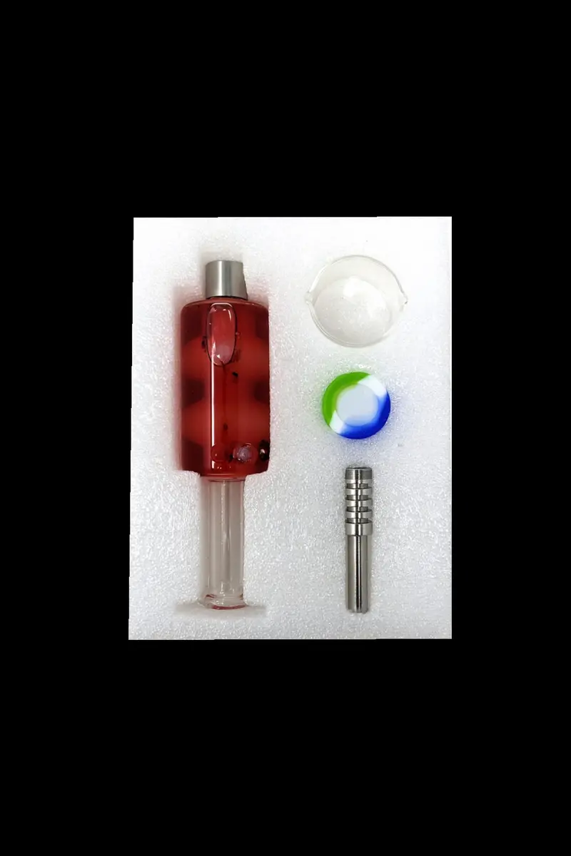 High Point Glass Dual Glycerin Ring Perc Nectar Collector Set 1