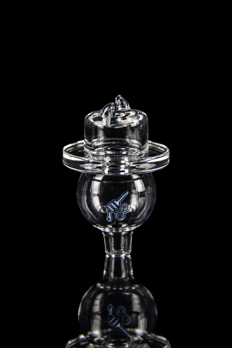 Honeybee Herb Dual-Spinning Quartz Carb Cap 1