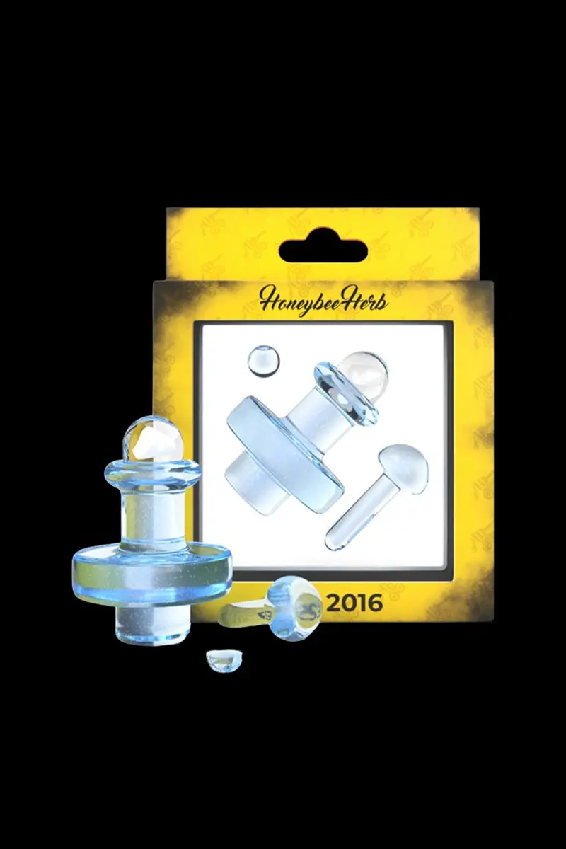 Honeybee Herb Opal Ghost Glass Terp Slurper Set – Ethereal Multi-Chamber Rig 1