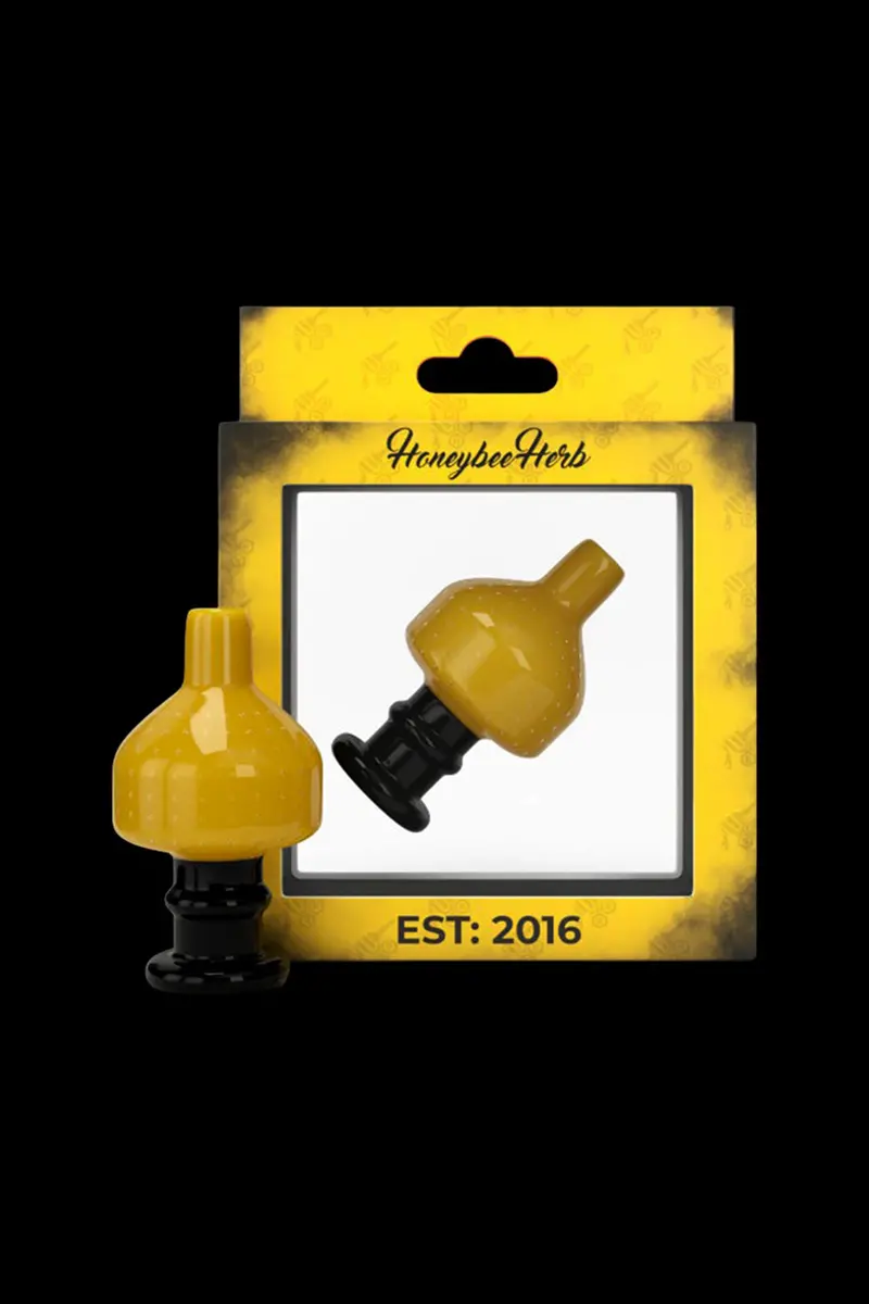 Honeybee Herb Sweet Bubble Carb Cap – Rounded Dome For Even Heat Distribution 1
