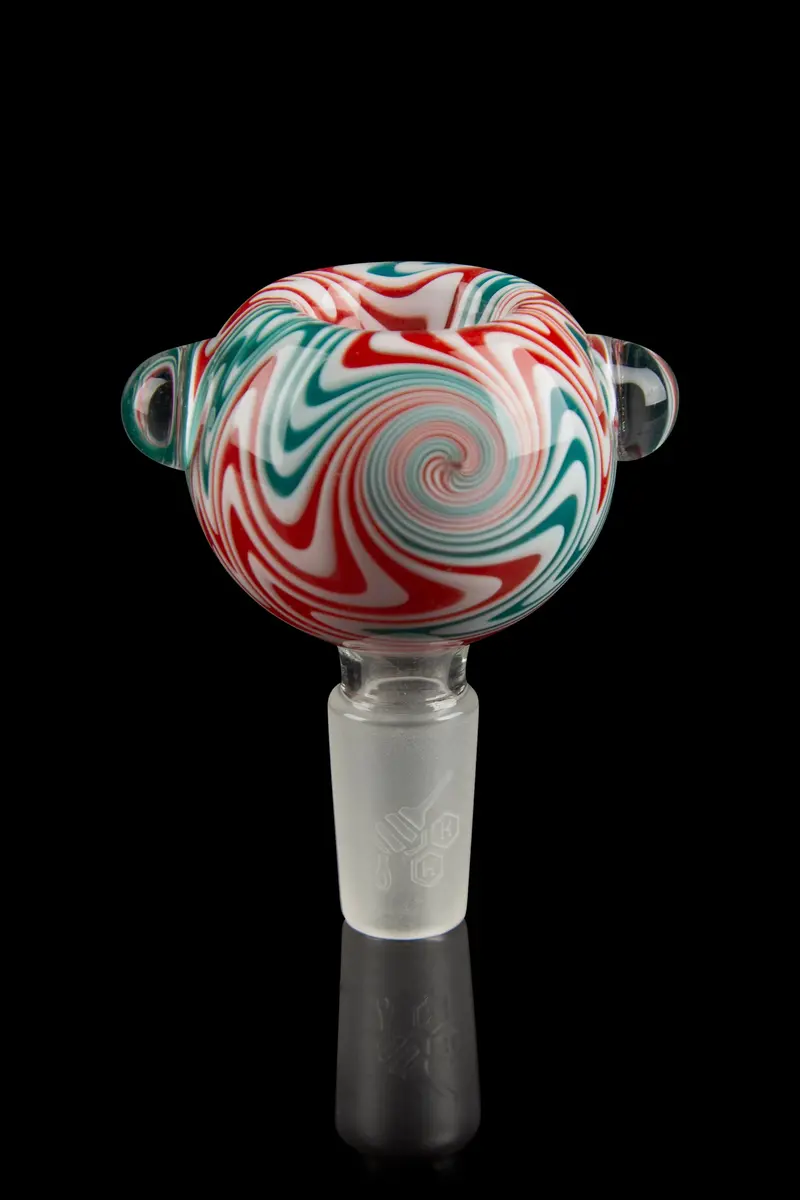 Honeybee Herb Wig Wag Bubble Bowl For Water Pipes 3