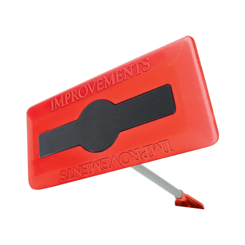 Improvements 18-Inch Snow Broom With 52-Inch Handle – Red 1