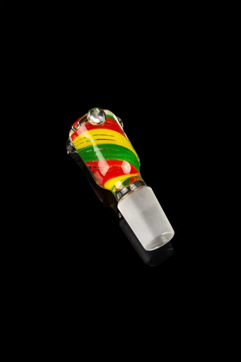 Inside Out Rasta Glass Stem Piece 1