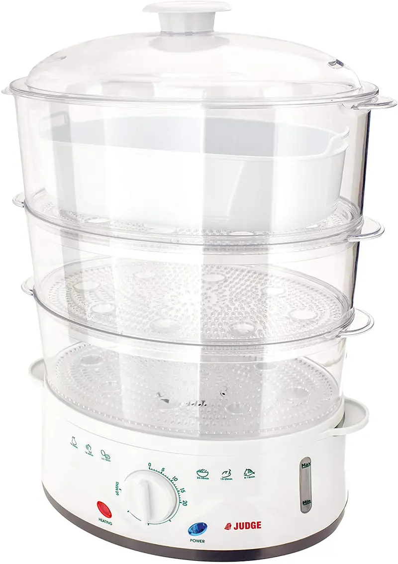 Judge 3-Tier Electric Food Steamer – Digital Timer & Auto Shut-Off 1