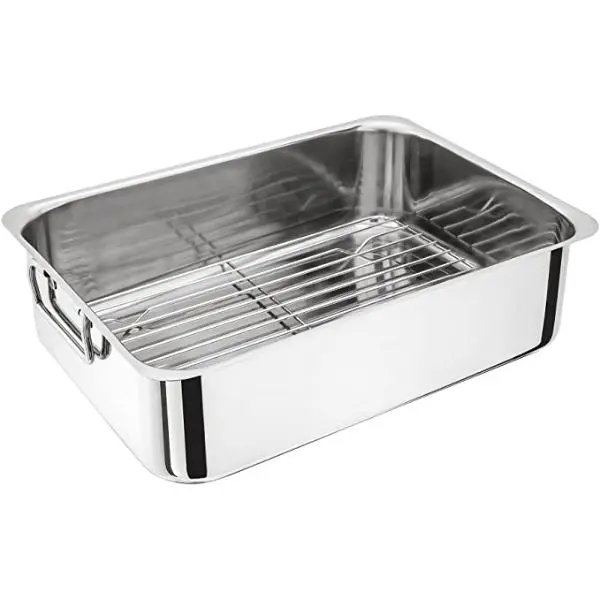 Judge 36Cm Deep Roasting Pan With Removable Rack – Oven-Safe Cookware 1