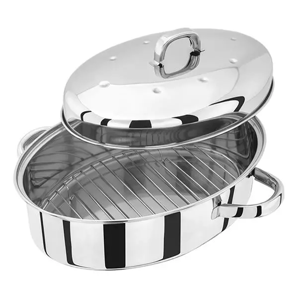 Judge 36Cm Oval Roasting Pan – Heavy-Duty Stainless Steel 1