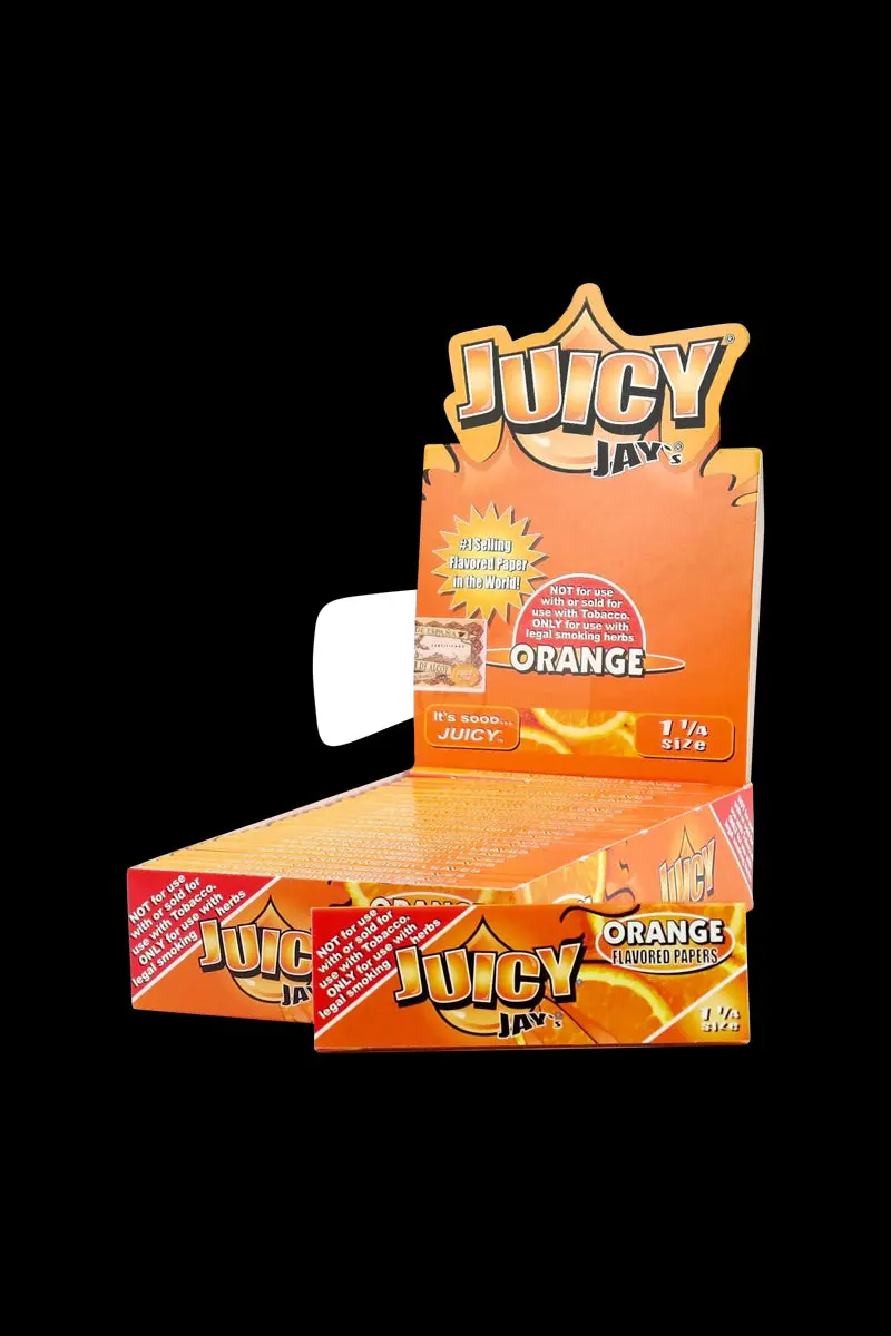 Juicy Jay’S 1¼-Inch Orange Flavor Rolling Papers 1