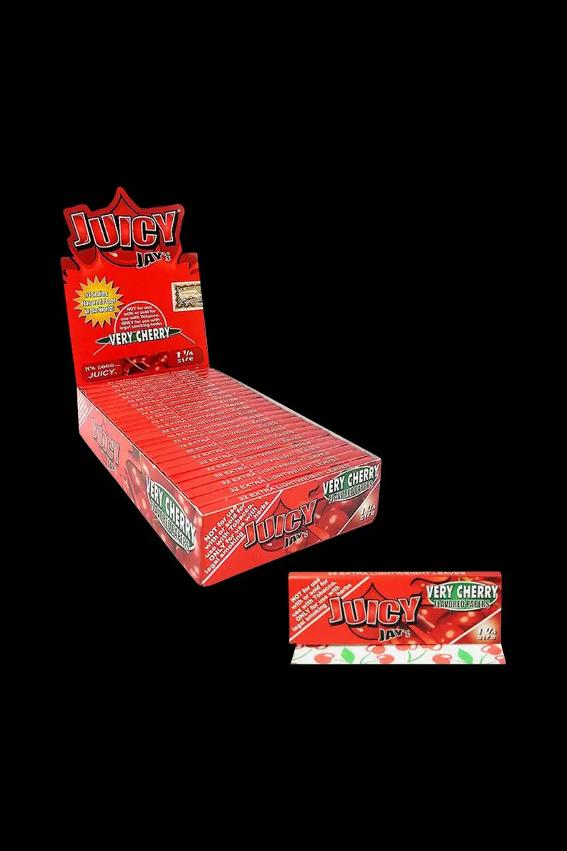 Juicy Jay’S 1¼-Inch Rolling Papers – Very Cherry 1