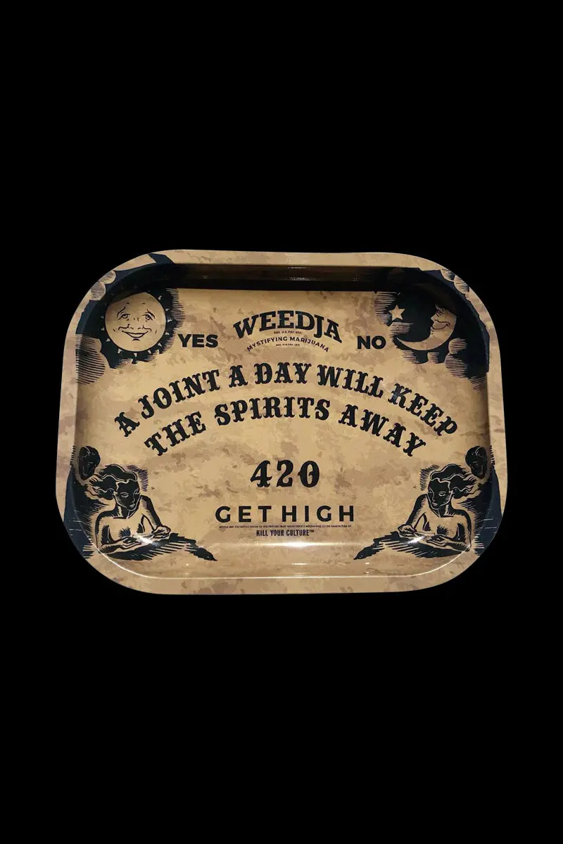 Kill Your Culture Rolling Tray – Artistic Weedja Cutting Board 1