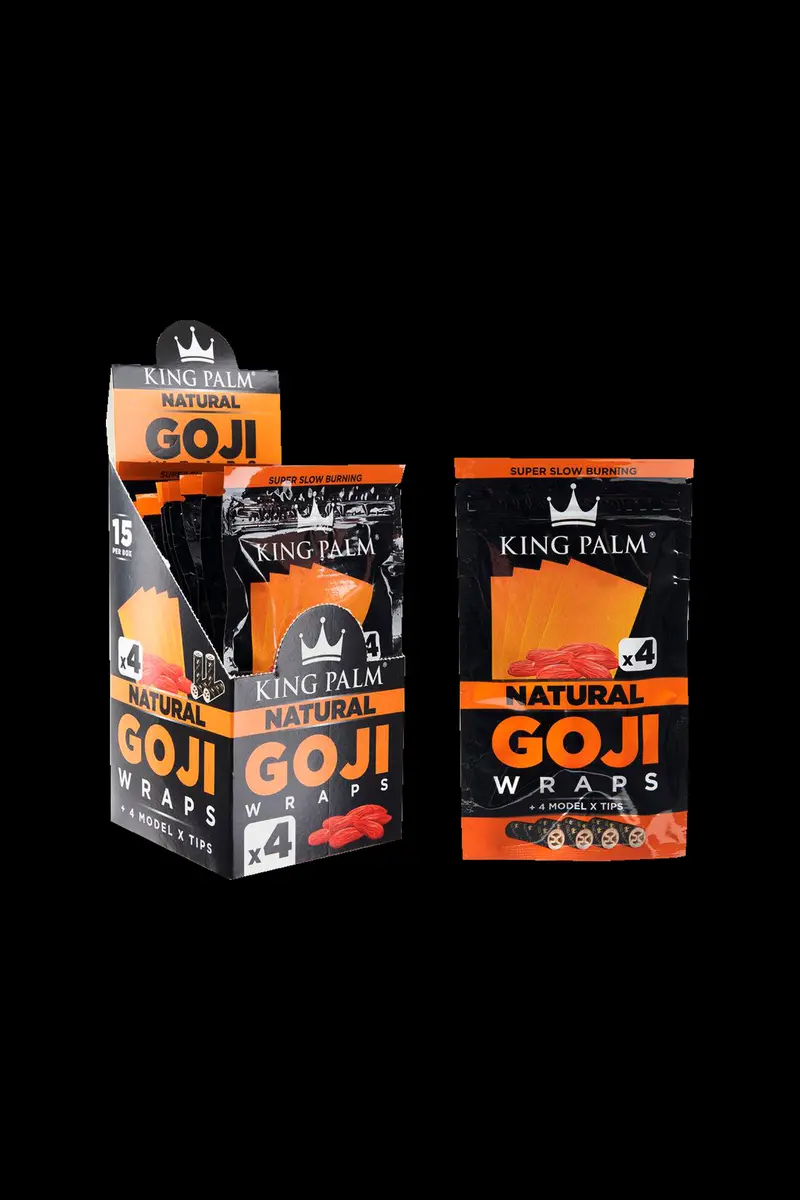 King Palm Goji Wraps – 4-Pack, 15-Sheet Bundle 1