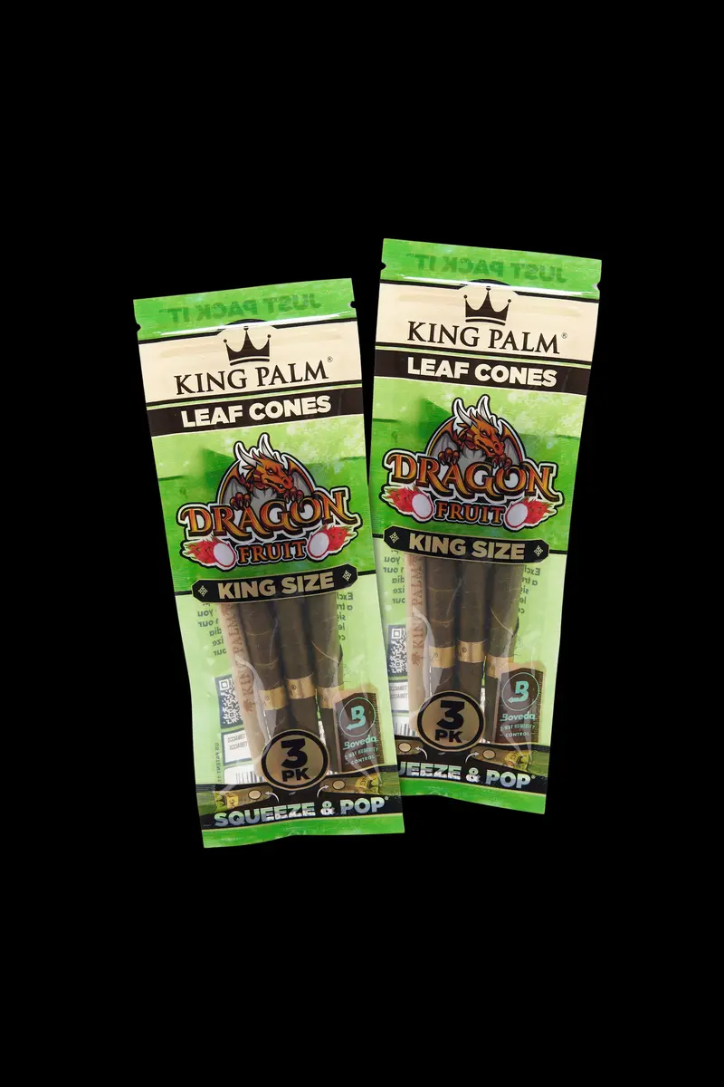 King Palm King Size Dragon Fruit Hemp Cones (6 Total) 1