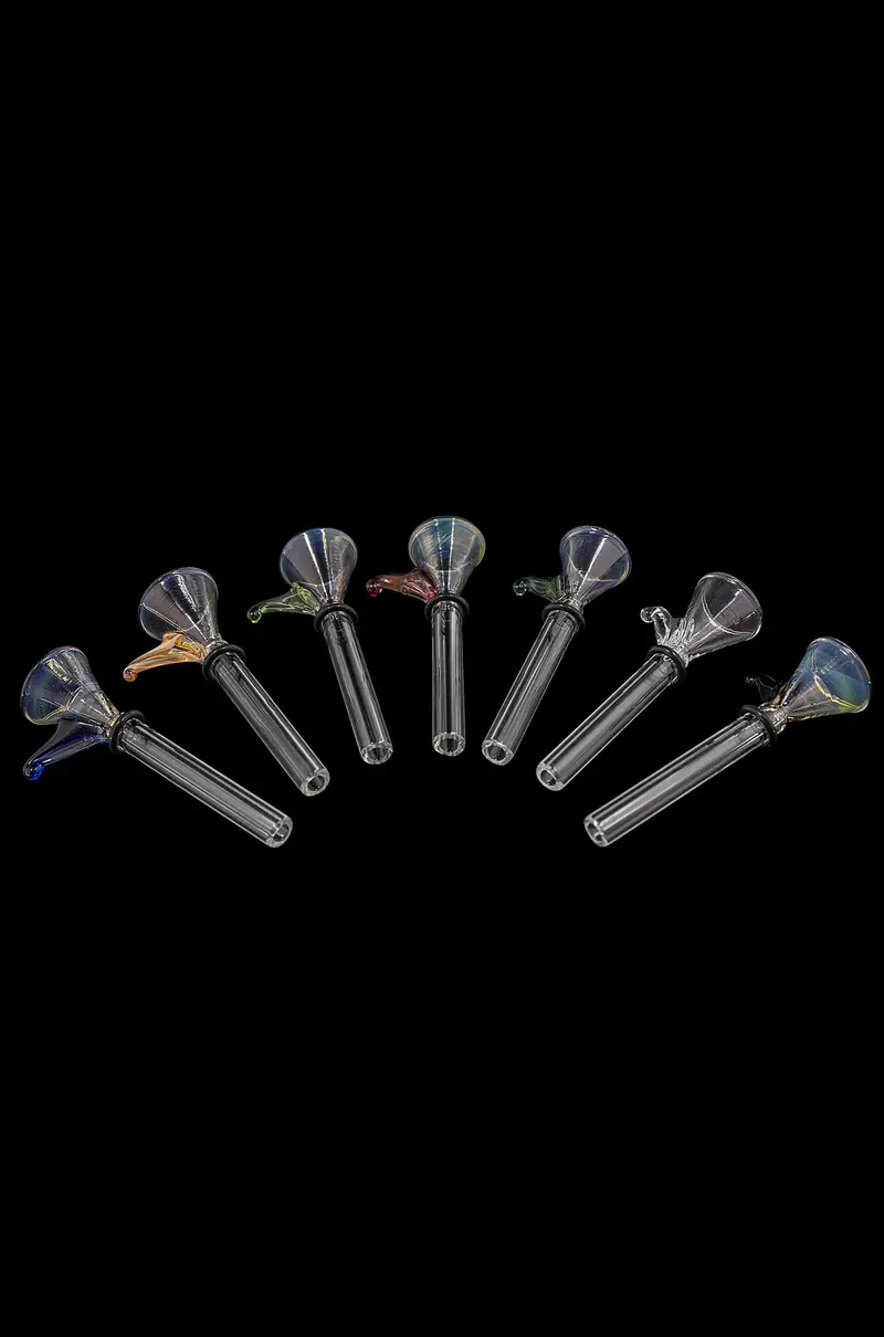 La Pipes 9Mm Funnel Slide Bowl With Ergonomic Handle For Pull-Stem Bongs 1