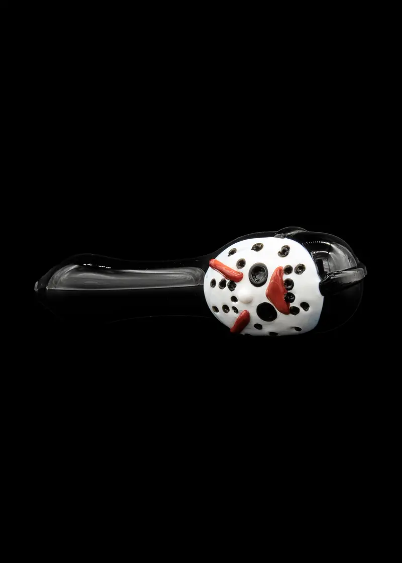 La Pipes Hockey Mask Horror-Themed Hand Pipe – Limited Edition 1