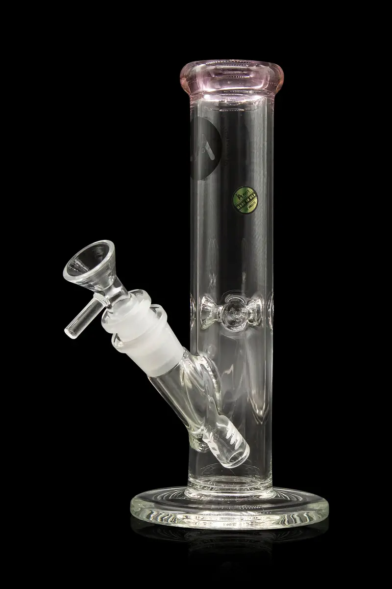 La Pipes Straight-Tube Borosilicate Glass Bong 1