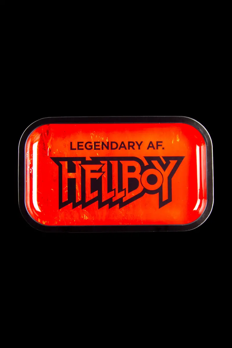 Lava Glow Rolling Tray – Hellboy Themed Design 1