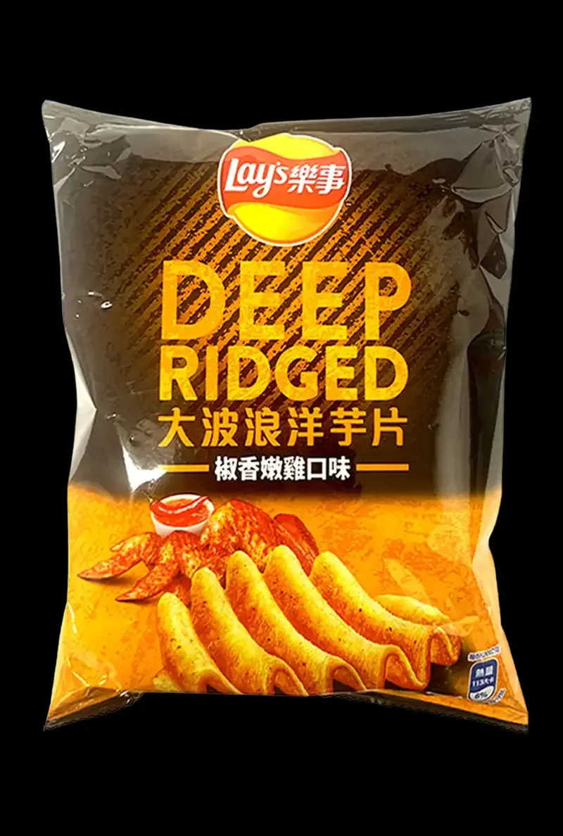 Lay'S Deep-Ridged Pepper Chicken Crisps 1