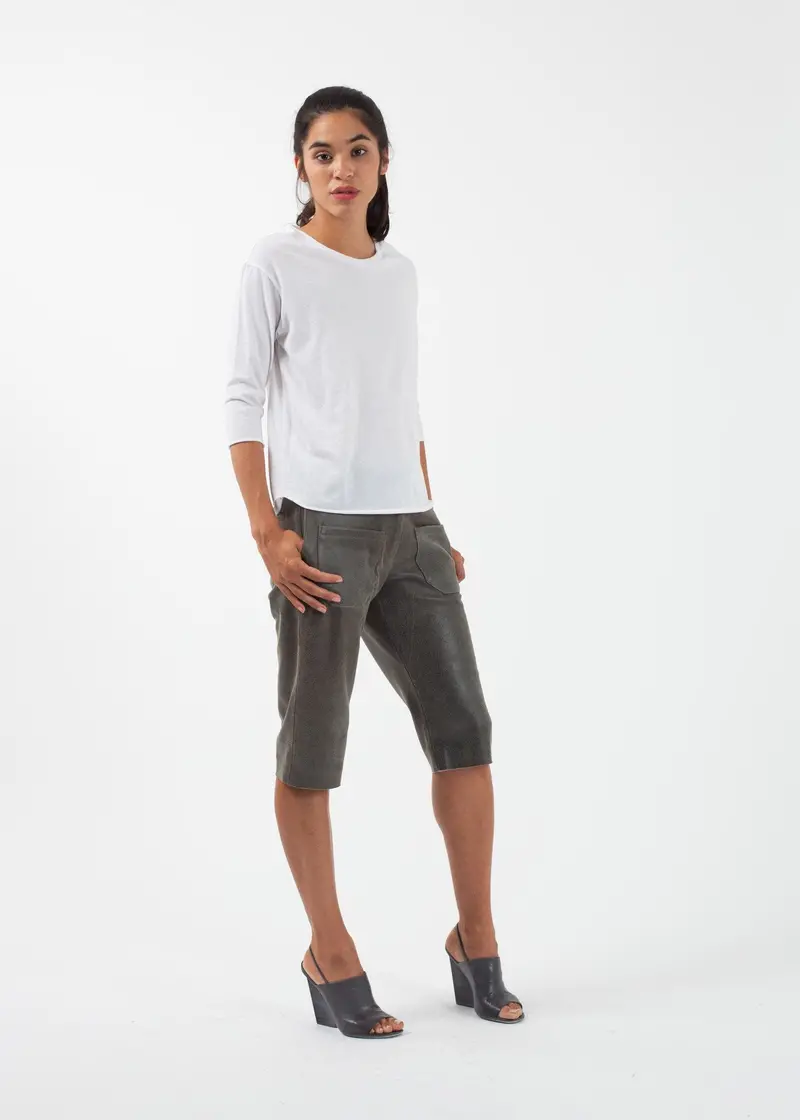 Leather Cut-Off Shorts – Edgy Summer Staple 1