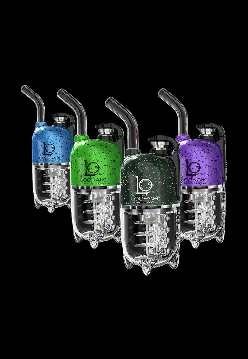 Lookah Dragon Egg Erig Bubbler – Spatter Edition Glass Rig 1