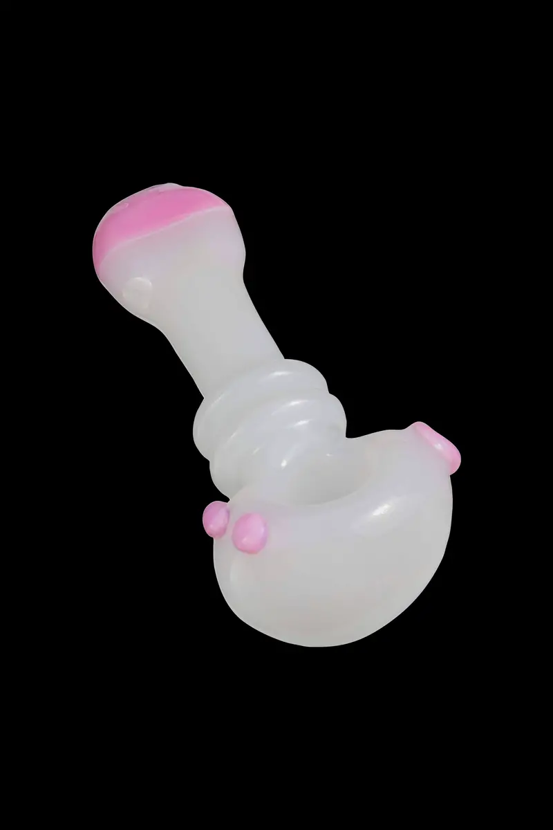 Maria Ring Spoon Pipe – Minimalist Glass Hand Pipe 1