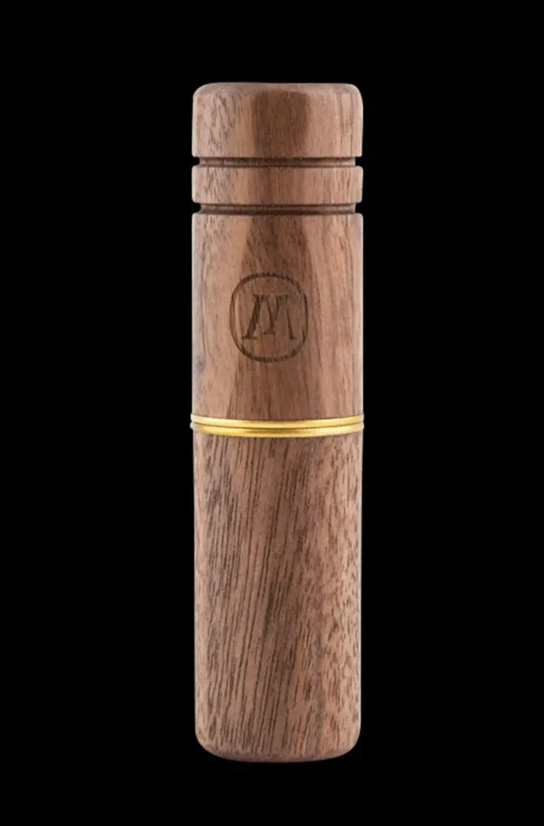 Marley Natural Black Walnut Pre-Roll Storage Holder 1