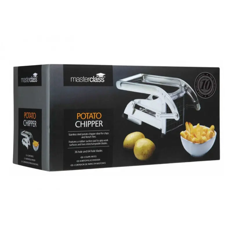 Masterclass Heavy-Duty Stainless Steel Potato Chipper 1
