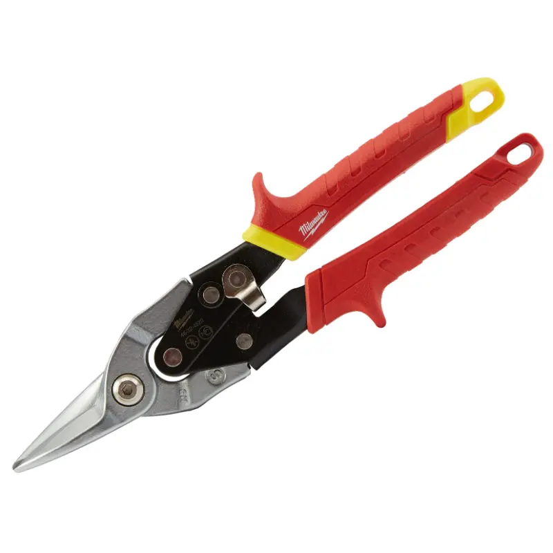 Milwaukee Straight-Cut Aviation Snips – Heavy-Duty Stainless Steel 1