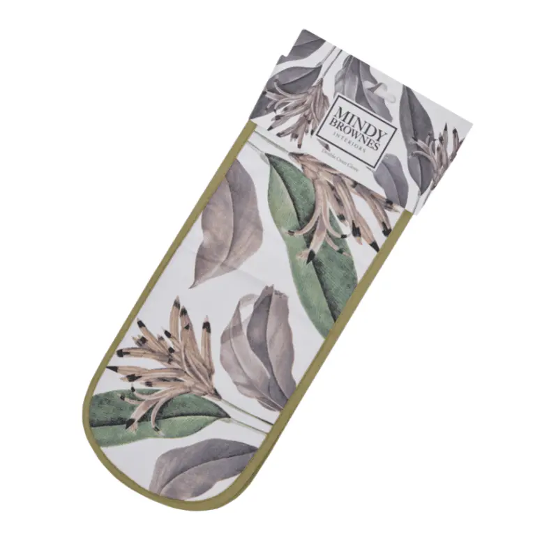Mindy Brownes Birds Of Paradise Double-Layer Oven Glove – Heat-Resistant Fabric 1