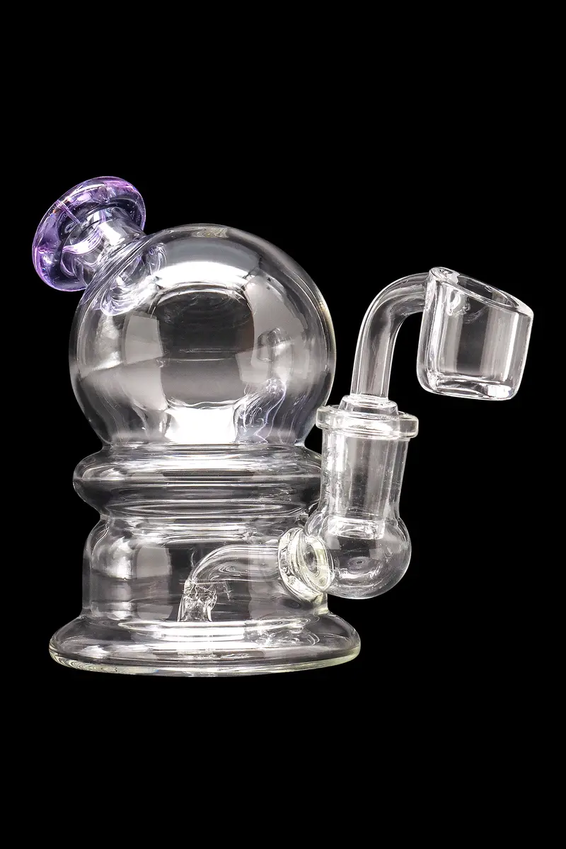 Mini Globe-Shaped Silica Dab Rig 1