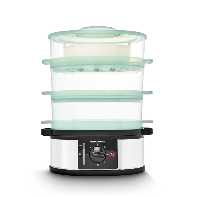 Morphy Richards 3-Tier Stainless Steel Steamer Set 1