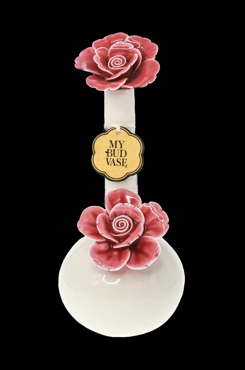 My Bud Vase Rosette Bong – Artistic Glass Water Pipe 3