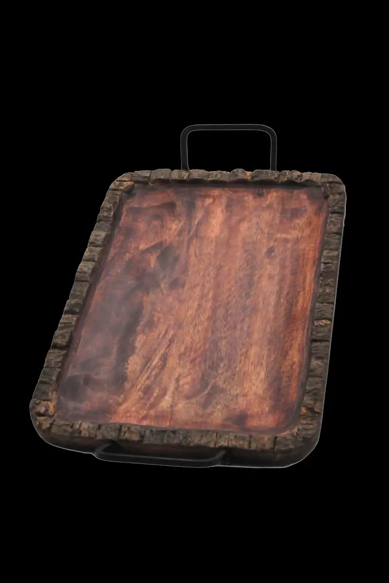 My Bud Vase Woodland-Themed Rolling Tray 1