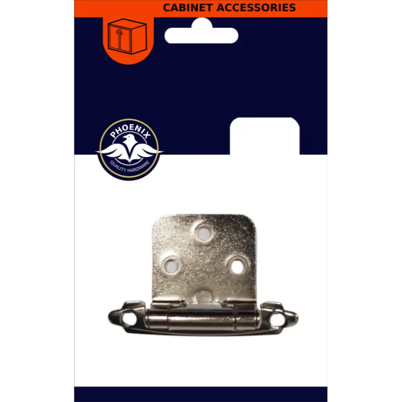 Nickel-Plated Self-Closing Cabinet Door Hinge – Soft-Close Mechanism 1