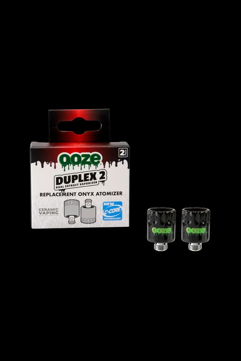 Ooze Duplex 2 Onyx Atomizer Heads – 2-Pack Replacement 1