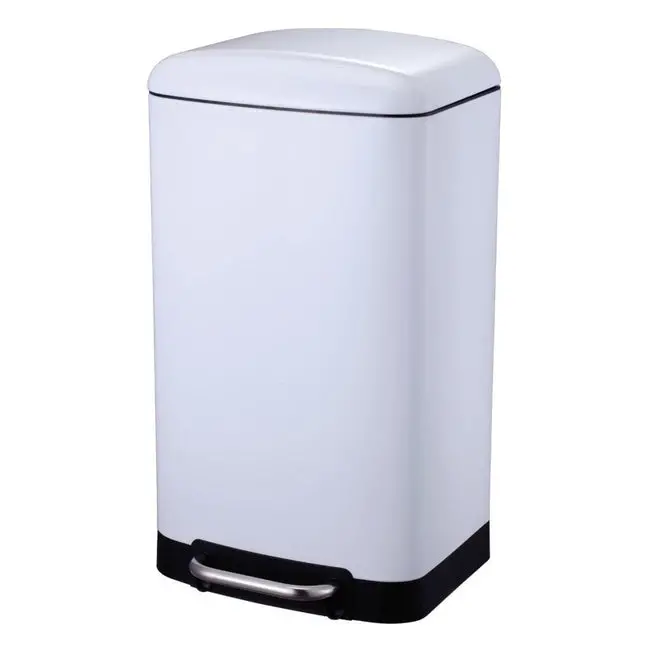 Oslo 6-Litre White Pedal Bin – Space-Saving Slim Design (Model Bcba2006Wh) 1