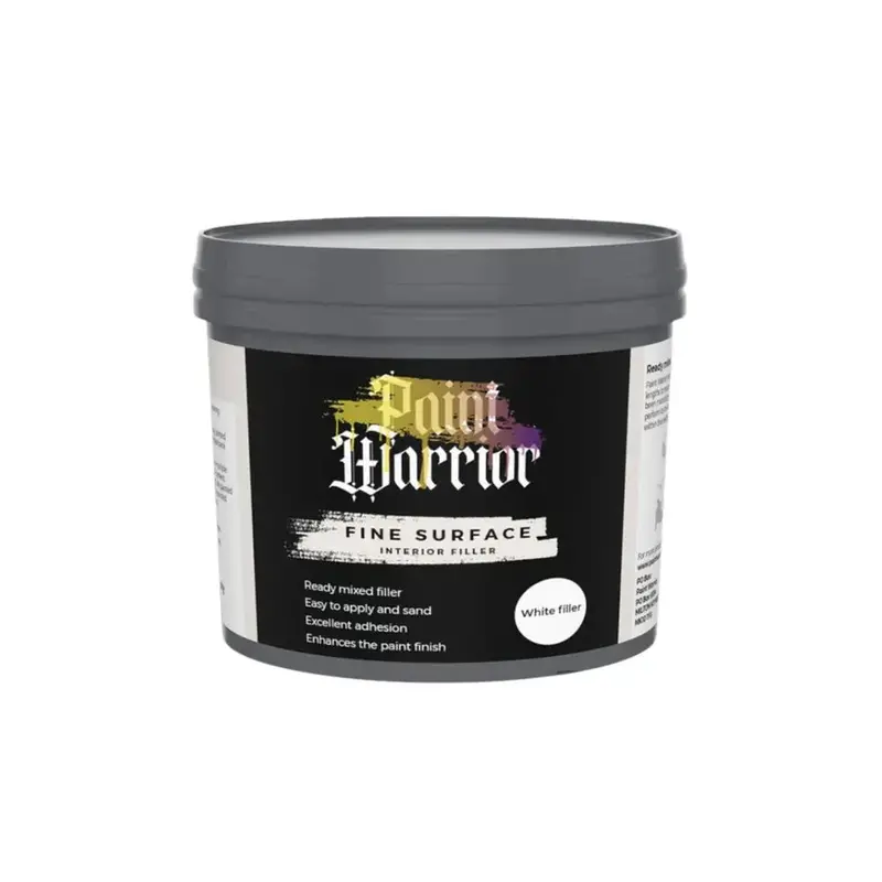 Paint Warrior Ready-Mixed Fine Surface Filler – 1Kg Smooth Finishing Compound 1
