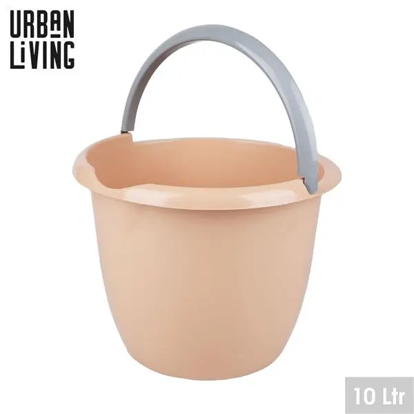 Palio Heavy-Duty Bucket – 10 L Taupe Utility Pail For Home & Garden 1