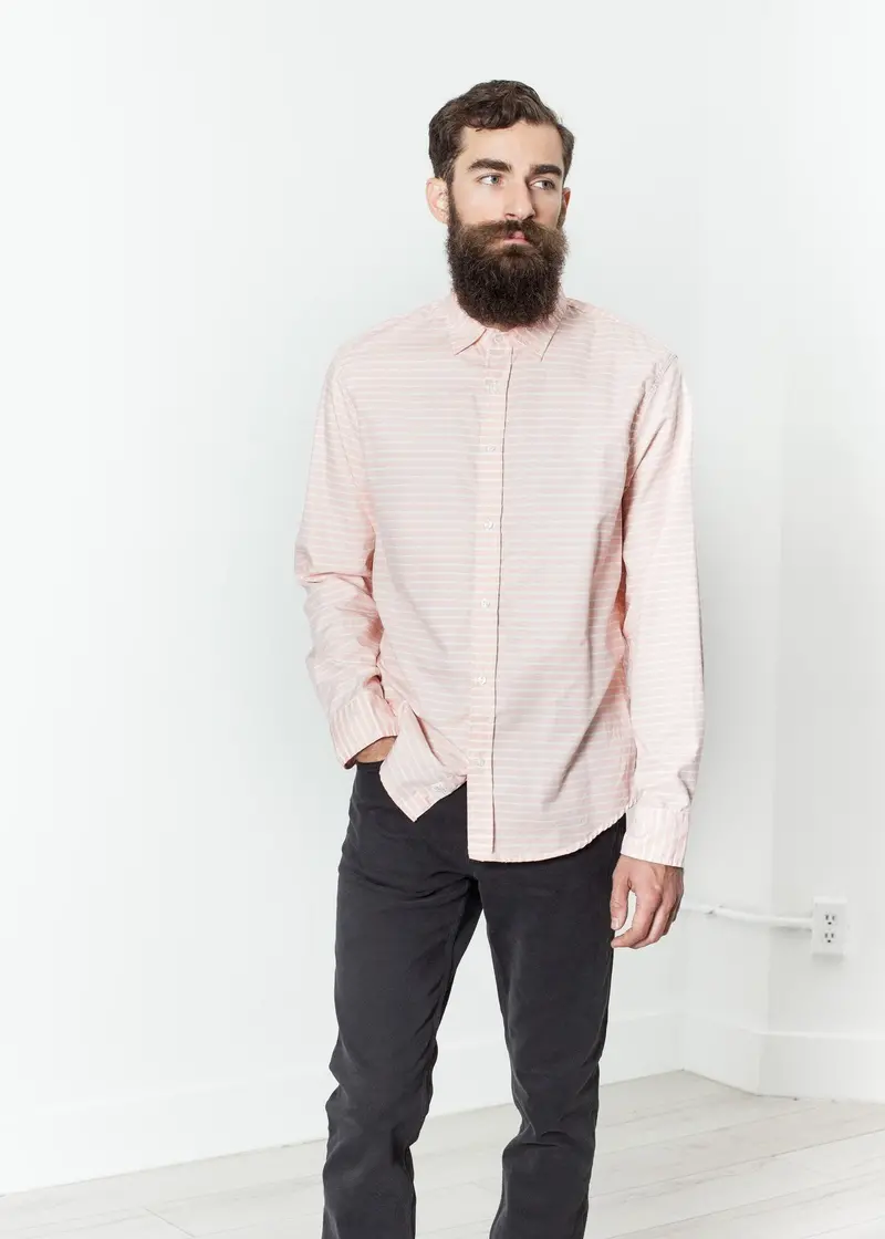 Paul Sherbet-Stripe Casual Shirt 1