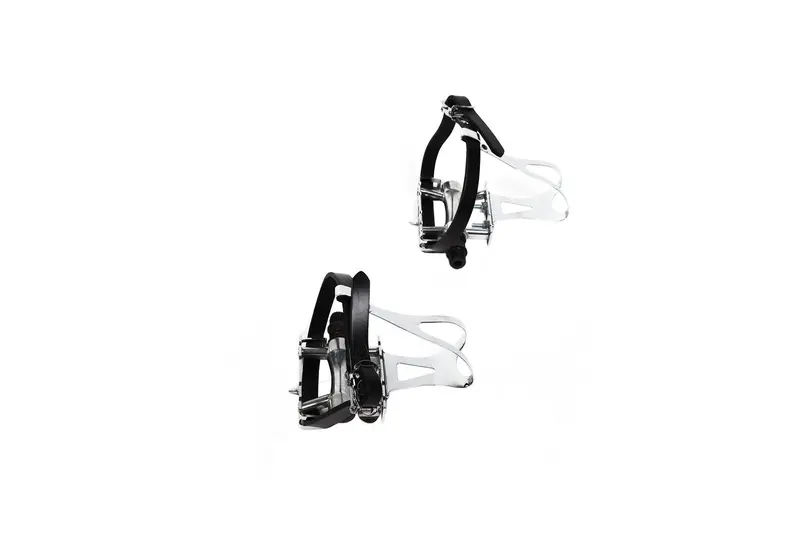 Premium Platform Pedals With Genuine Leather Toe Straps 1