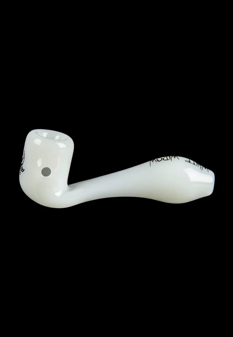 Puff Puff Pass White Widow–Themed Glass Spoon Pipe 1