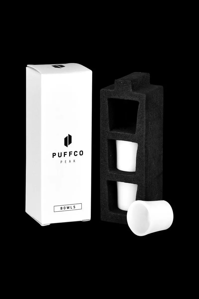 Puffco Peak Ceramic Bowl Replacement – 3-Piece Set For Optimal Flavor Retention 1