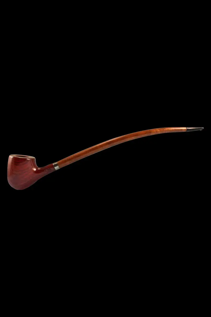 Pulsar Apple-Shaped Churchwarden Rosewood Pipe 1