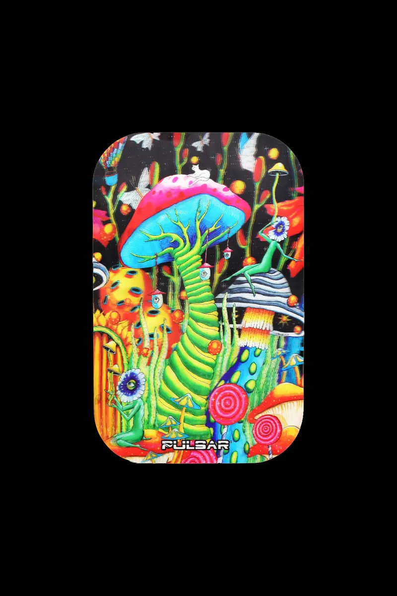 Pulsar Magnetic Rolling Tray Lid – 3D Cosmic Garden Design 1