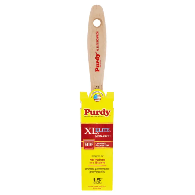 Purdy Xl Elite Monarch 1.5-Inch (38Mm) Stiff Bristle Paint Brush 1