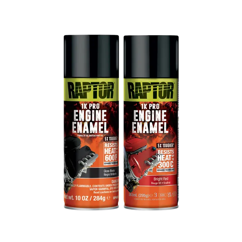 Raptor High Heat 1K Pro Engine Enamel – Durable Heat-Resistant Finish 1