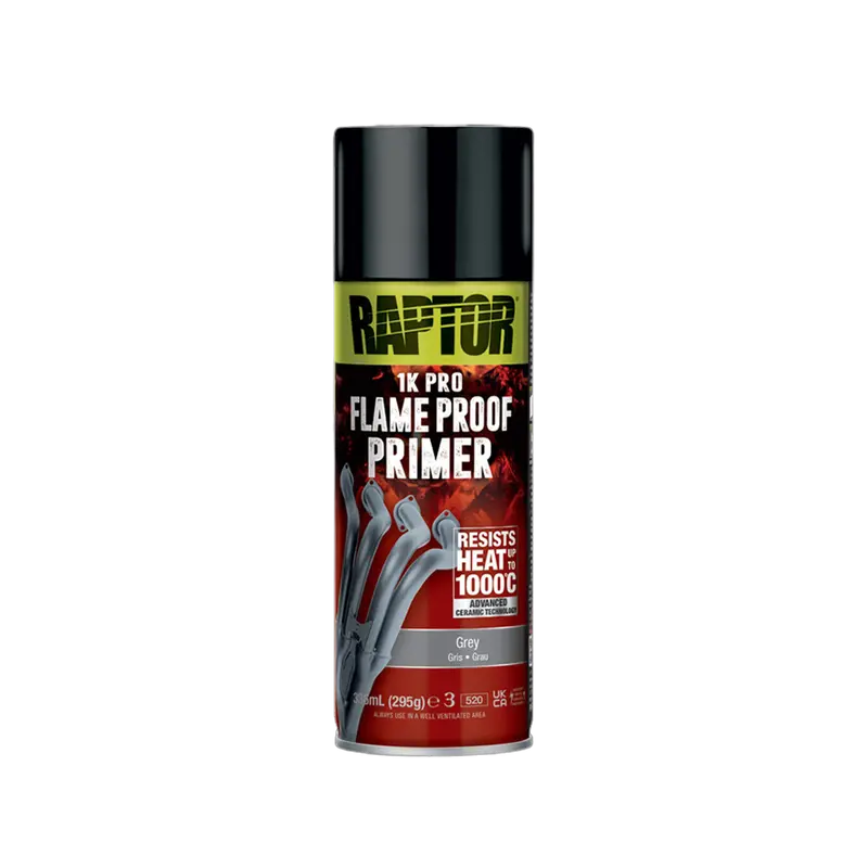 Raptor High Heat 1K Pro Flame-Proof Grey Primer – Thermal Protection Base 1