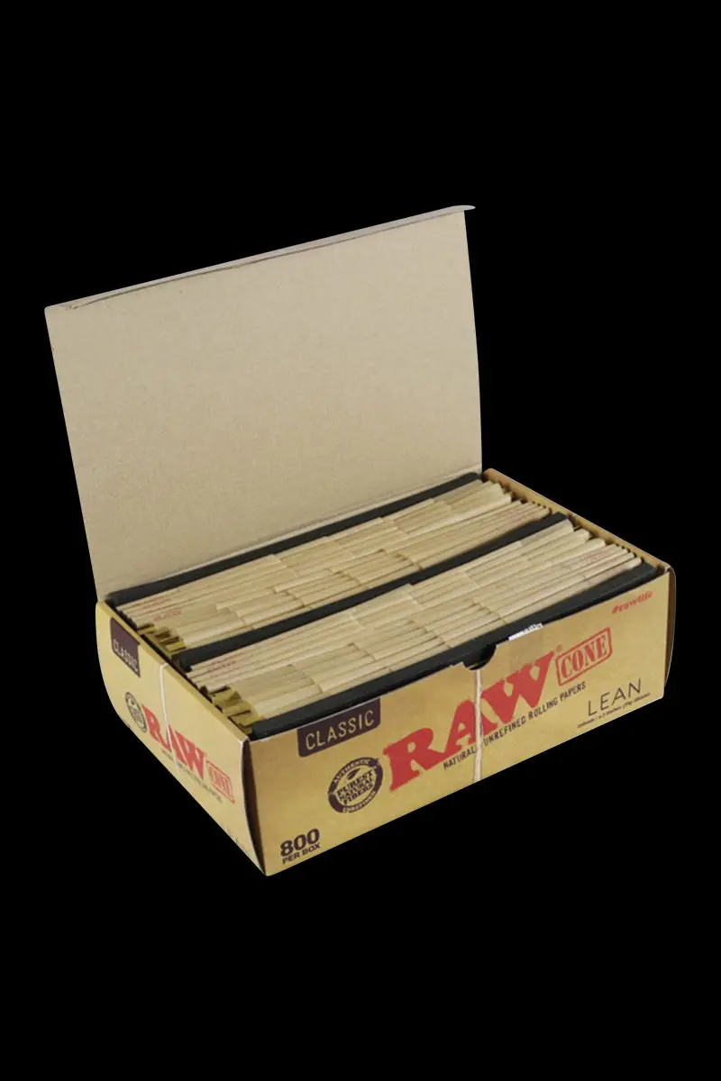 Raw Classic Lean Cones – Bulk 800-Pack 1